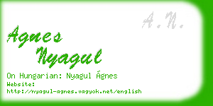 agnes nyagul business card